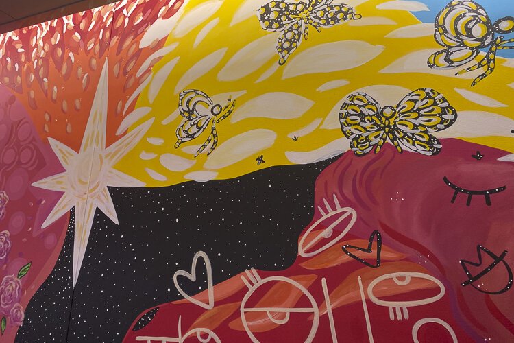 Playhouse Square’s 100th anniversary mural “Together We Shine”