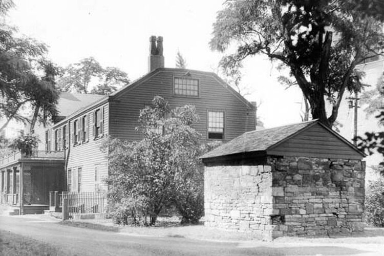 Back of Dunham Tavern Museum 1932