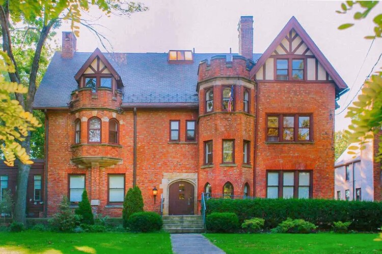 <span class="content-image-text">Granger’s own house, which he designed 1893 is located at 2141 Overlook Drive in today’s Euclid Heights Historic District and is now home to The Emily Program, a residential care facility</span>