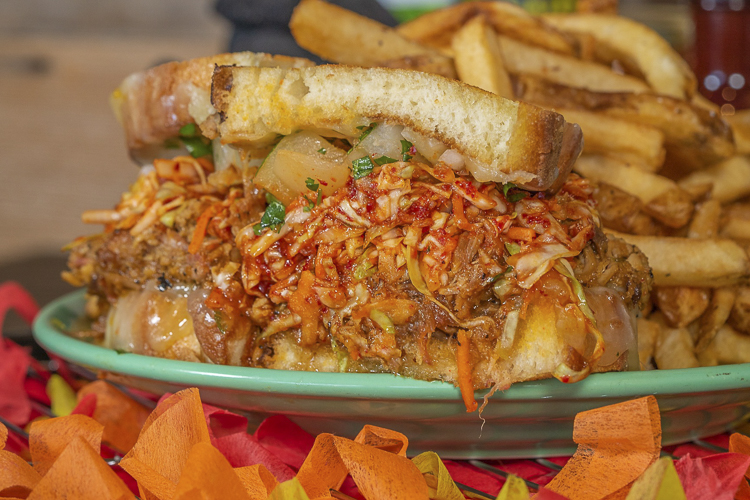 The infamous Korean War Pig at Melt Bar and Grilled