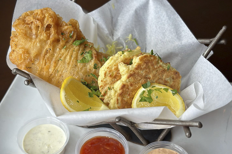 Citramax Battered Boston Blue Cod Fish Fry from Blue Canyon Kitchen & Tavern
