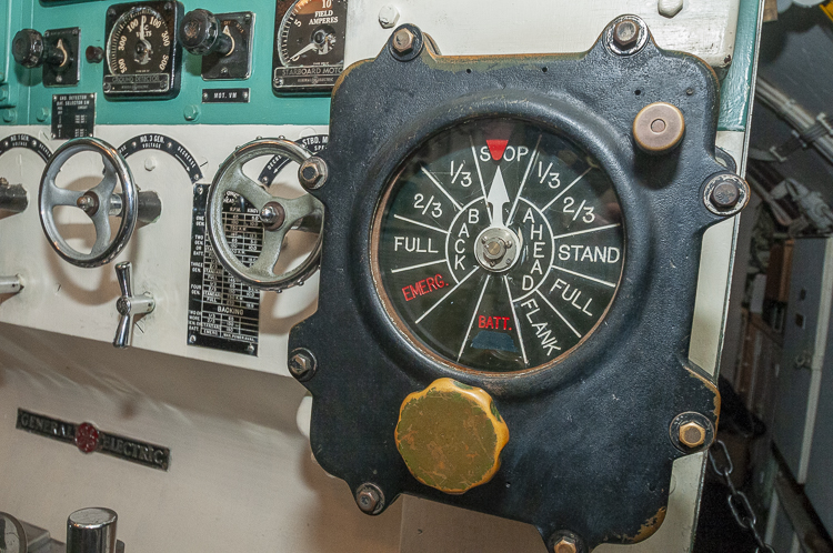 USS COD Maneuvering Control Console