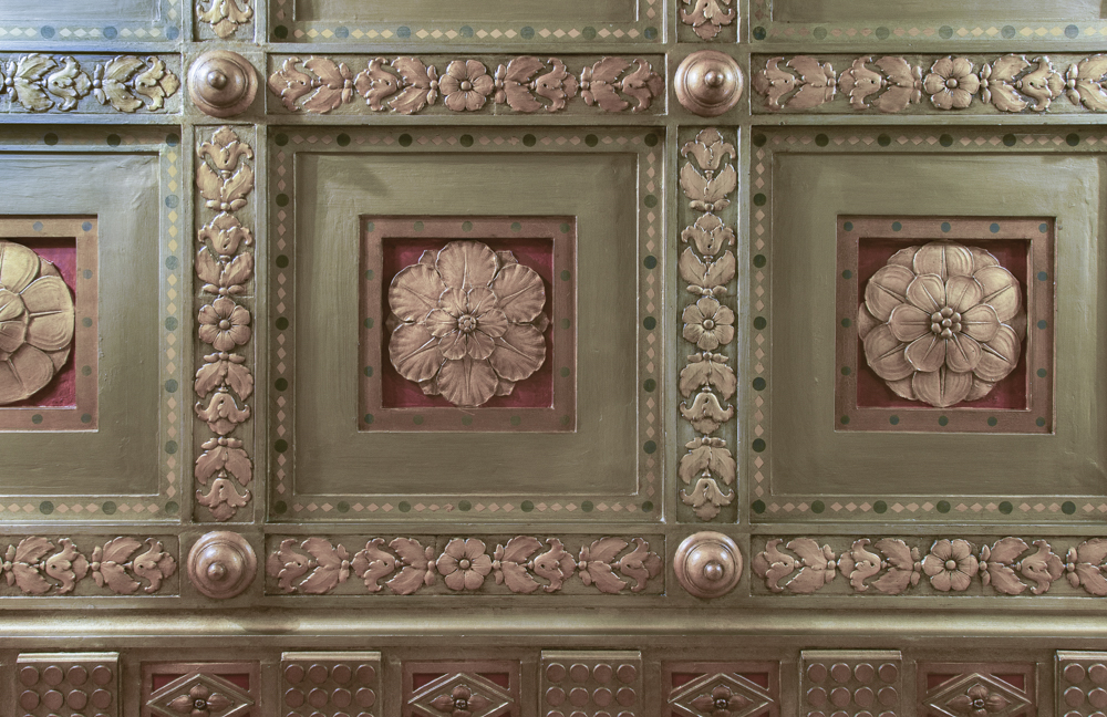 Interior of the bank in the New England Bldg. section of the Garfield Bldg just after PNC bank left.
