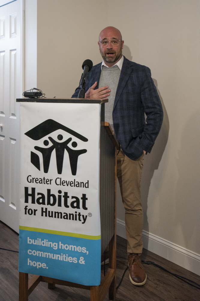 John Litten, President/CEO -Habitat for Humanity, Home Dedication Ceremony on Grandview Ave