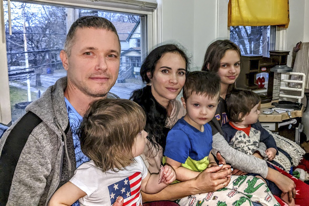 The MateIko family has fled the Ukraine for Cleveland