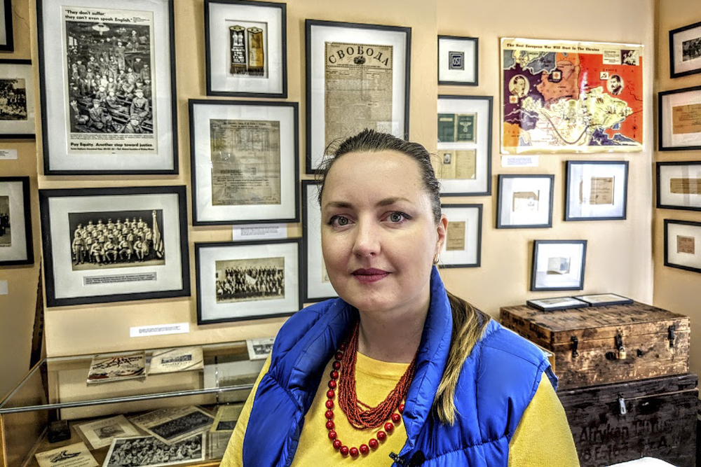 Oksana Dobronos has started working at the Ukrainian Museum-Archives