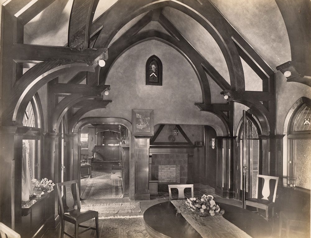 Cleveland Home designed by Cleveland architect Harlen E. Shimmin by photographer C. T. Meacham