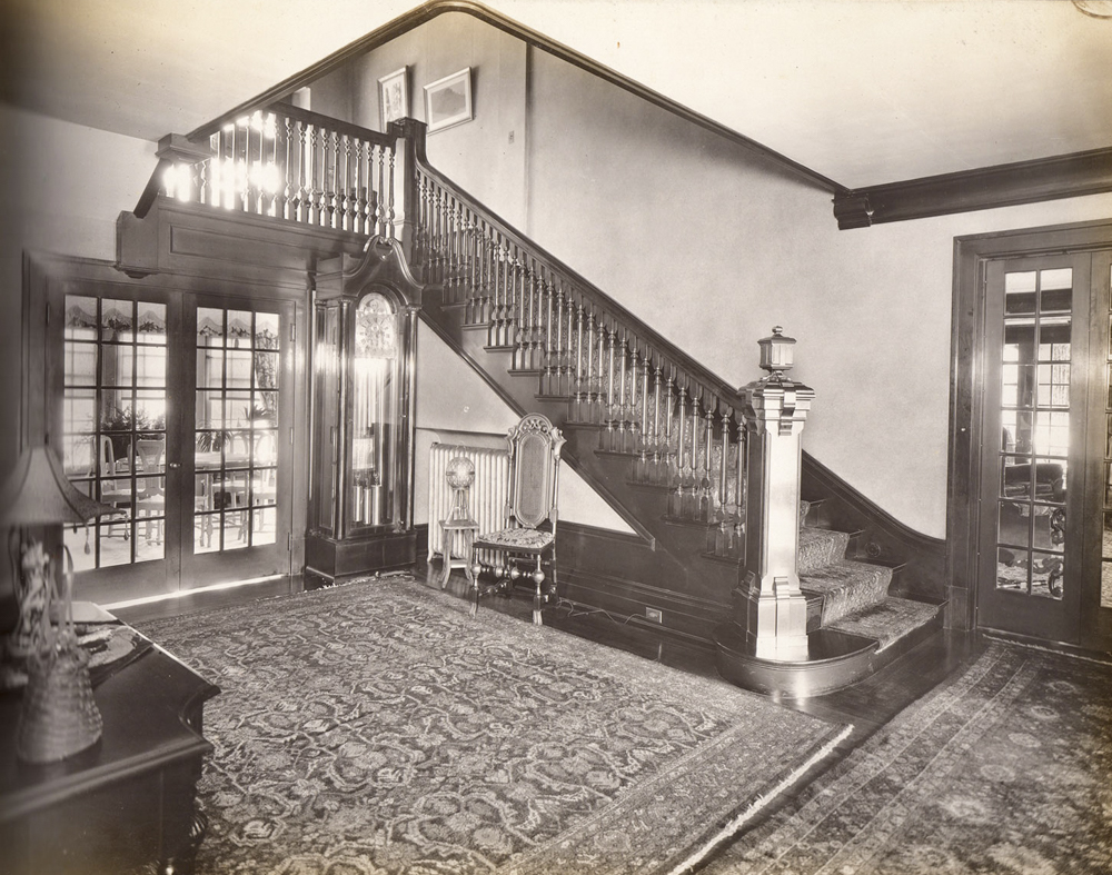 Cleveland Home designed by Cleveland architect Harlen E. Shimmin by photographer C. T. Meacham