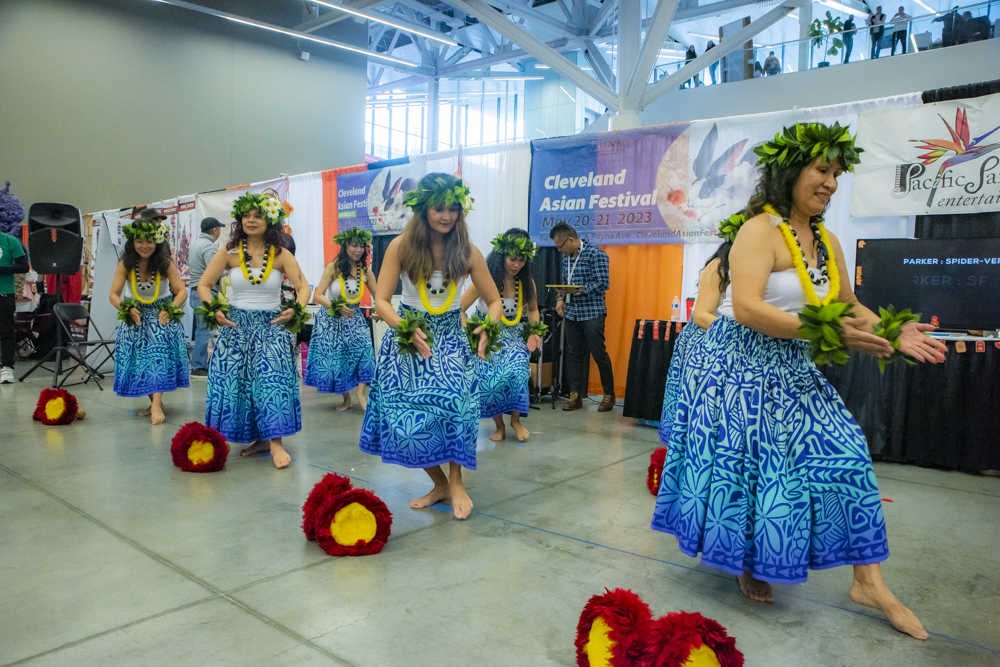 Pacific Paradise Entertainment Dancers at the Cleveland Asian Festival at Fan Expo 2023