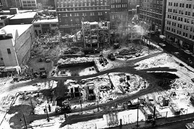 Hollenden Hotel demolition 1963