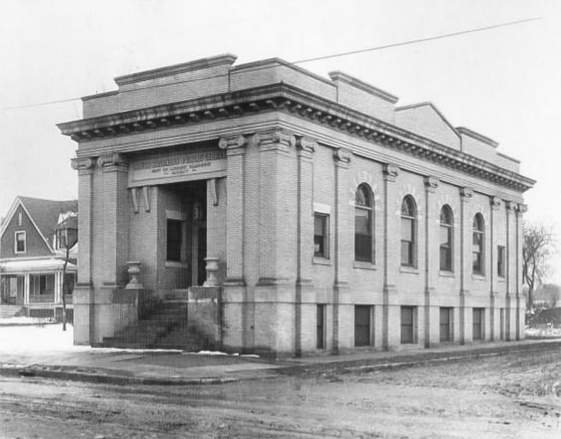 Carnegie Library in South Brooklyn Village 1905