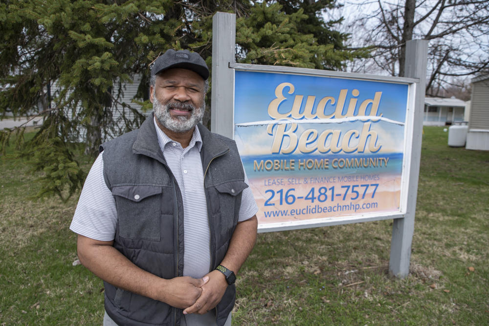 Anthony Beard a current Euclid Beach Mobile Home Park resident