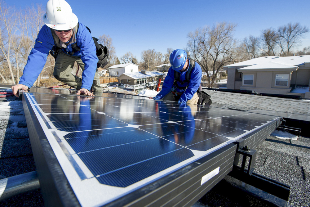 Community solar is defined as any solar project within a neighborhood, in which the benefits flow to multiple customers such as individuals, businesses, or nonprofit groups