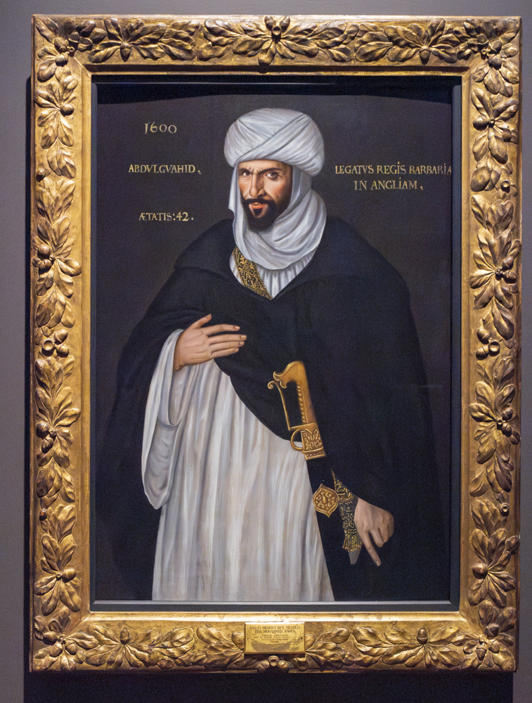 ‘Abd al-Wabid bin Mas’ood bin Mobammad ‘Annouri the ambassador of the sultan of Morocco, Ahmad al-Mansur – the first ever painted portrait of a Muslim person in England in 1600
