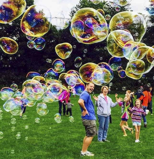 Local hero and native, Gary Pearlman aka Dr. U.R. Awesome, will try and add 5 more Guinness World Records for Bubbles