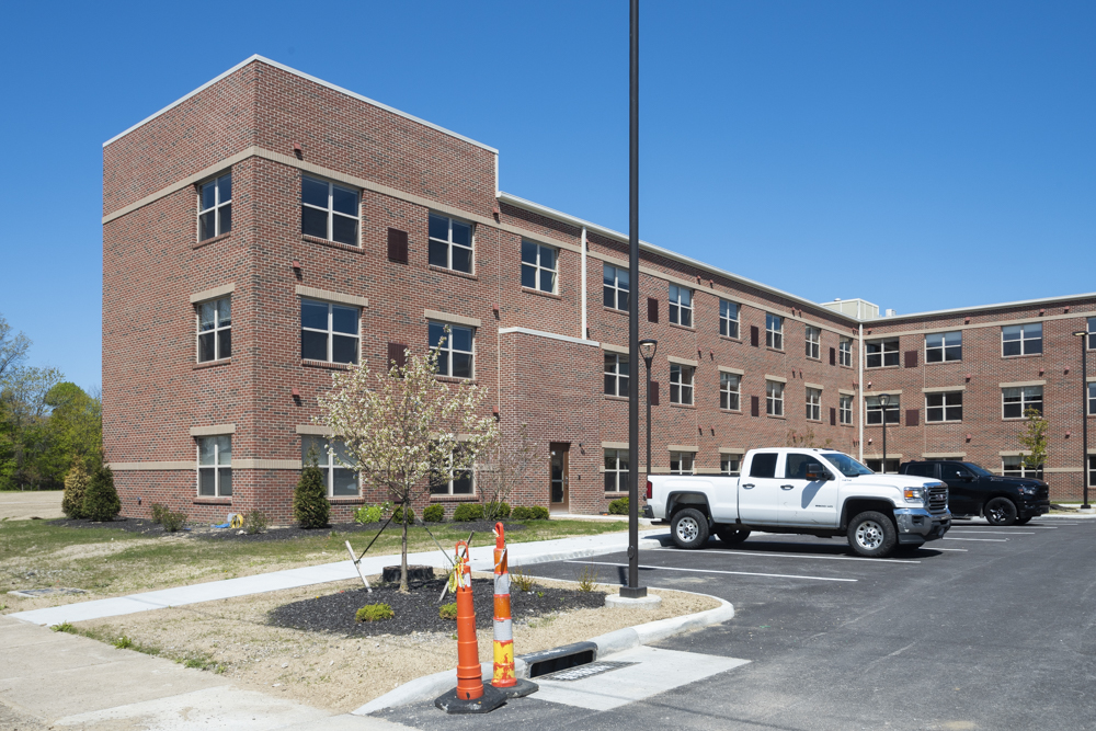 The added on newer section of The Longfellow apartments