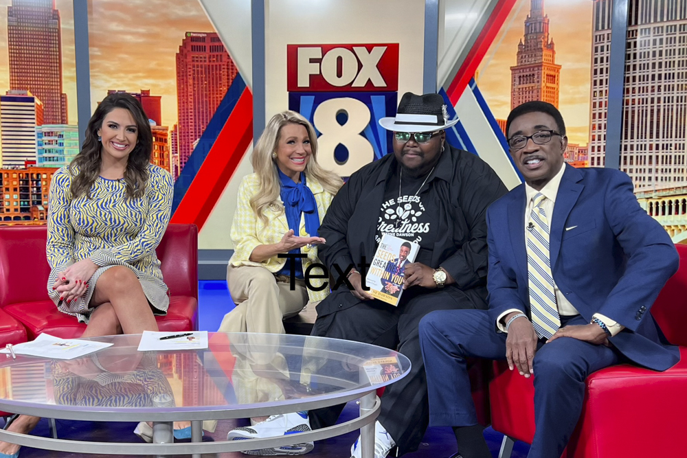 Deantè Young is co-writer and publisher of Fox 8 co-anchor Wayne Dawson’s new memoir, The Seeds of Greatness Are Within You