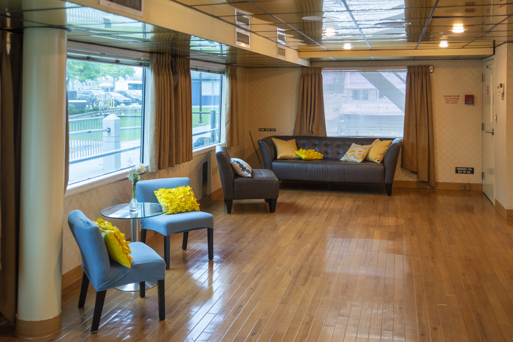 Interior shot of the Lady Caroline