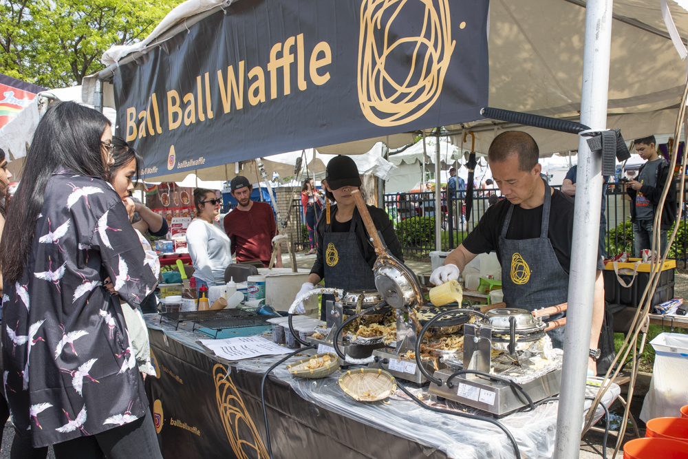 Ball Ball Waffle at the Cleveland Asian Festival