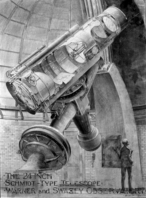 Schmidt type telescope at the Warner and Swasey Observatory