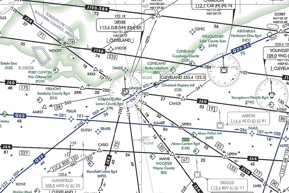 Cleveland waypoints