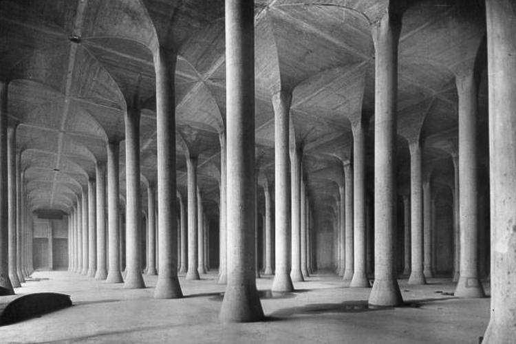 Early view inside the yet-to-be-filled Baldwin Reservoir