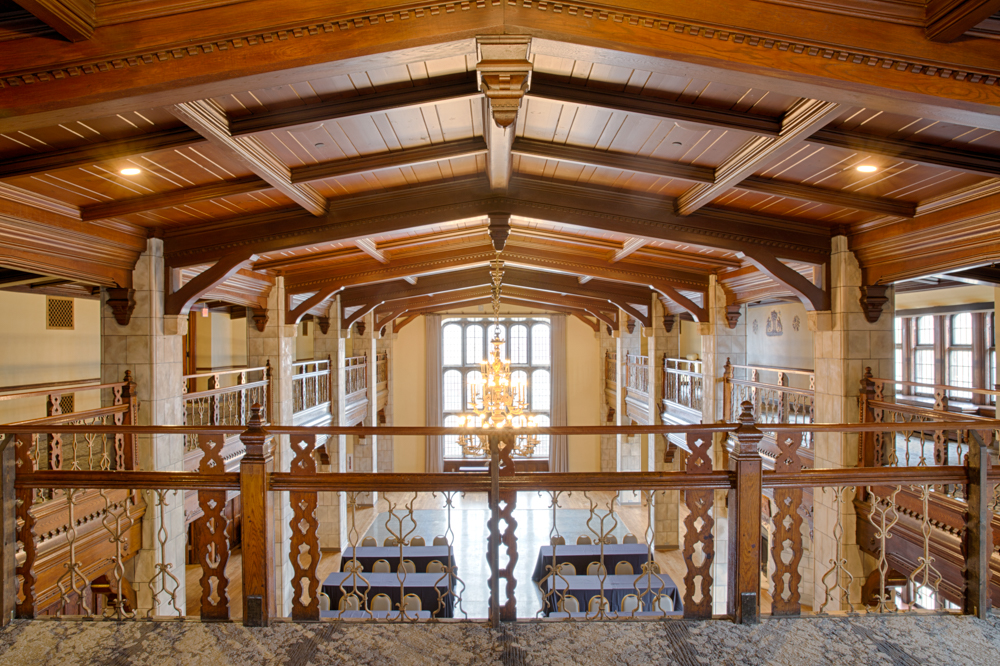Main Banquet/Meeting Room as seen from the balcony