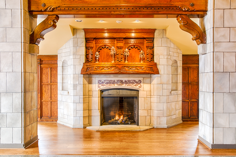 Fireplace in Main Banquet/Meeting Room