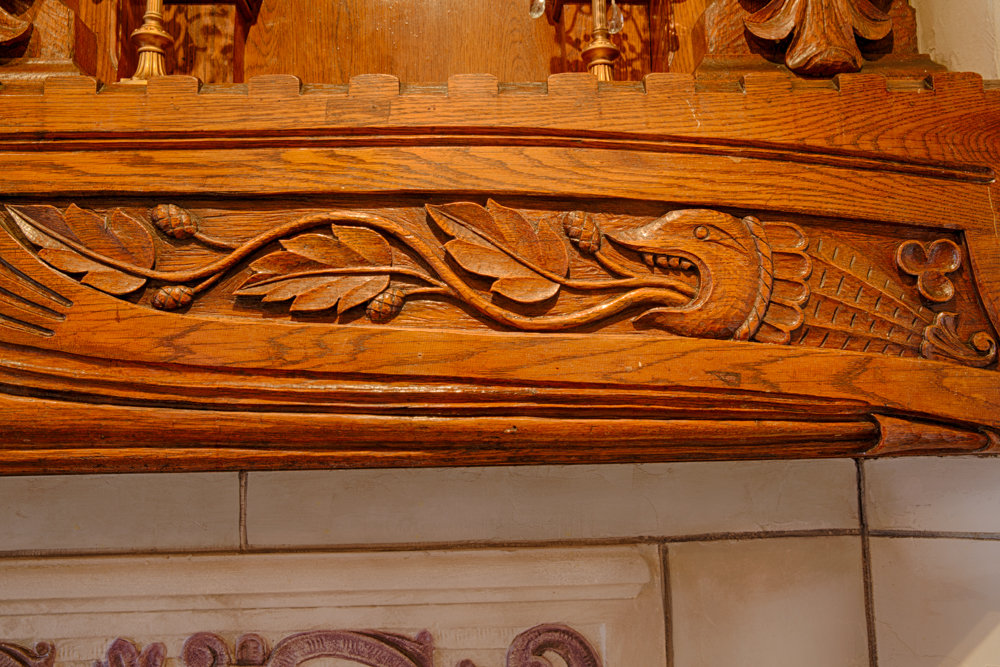 Fireplace detail
