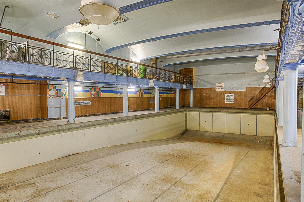 Swimming Pool in the basement of the Tudor Arms