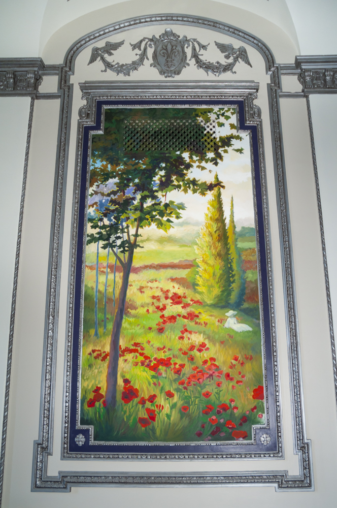 Tudor Arms Renovation in 2011 - painting by Nicolette Capuano