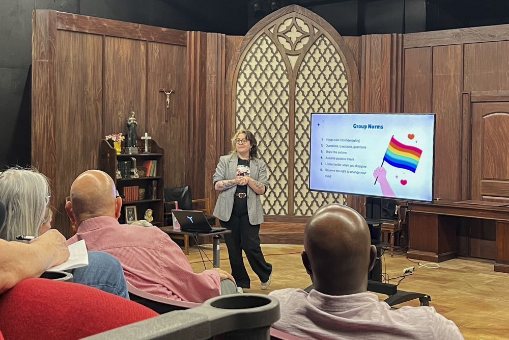 Safe Zone Friend Training Case LGBTQ Student Center 2023 at Beck Center with Mailey Lorio