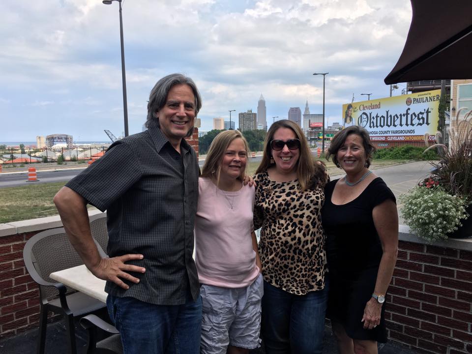 The FreshWater team at The Harp: Bob Perkoski, Karin Connelly Rice, Jen Jones Donatelli, and Tammy Wise