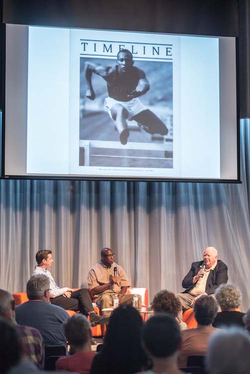 Tyrone Owens and Bill Livingston at MOCA