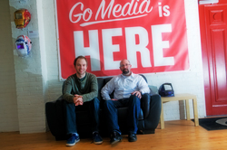 Jeff Finley & Bill Beachy of Go Media - Photo Bob Perkoski