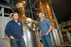 TH Ryan Lang and Brady Konya of Middle West Spirits - Photo Bob Perkoski