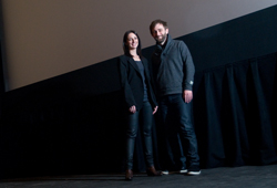 Hallie Bram and Eric Kogelschatz Organizers of TEDxCLE - Photo Bob Perkoski