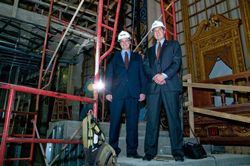 Kevin Moore of the Cleveland Play House and Art Falco of PlayhouseSquare - Photo Bob Perkoski