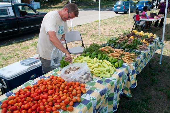 Cleveland Crops at the The Gateway 105 Farmers Market