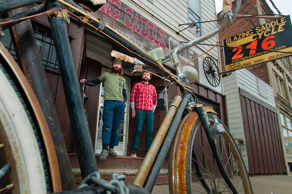 Travis Peebles & James Rychak of Blazing Saddles Cycle - Photo Bob Perkoski