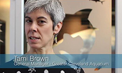 Tami Brown, General Manager of the Greater Cleveland Aquarium