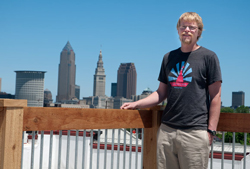 Mark Raymond founder and  proprietor of The Cleveland Hostel - Photo Bob Perkoski