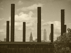 Cleveland Smokestacks - Photo Bob Perkoski