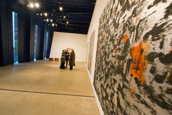 Inside Out and From the Ground Up, the inaugural exhibition at MOCA Cleveland’s new building - Photo Bob Perkoski