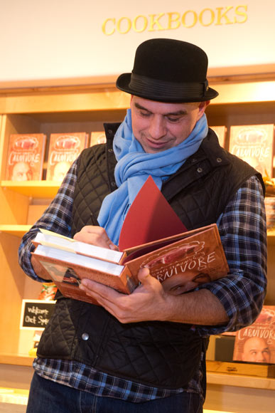 Michael Symon's Carnivore book signing at Williams-Sonoma in Beachwood