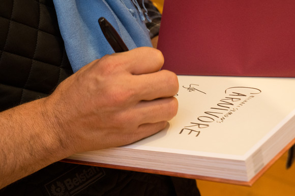 Michael Symon's Carnivore book signing at Williams-Sonoma in Beachwood