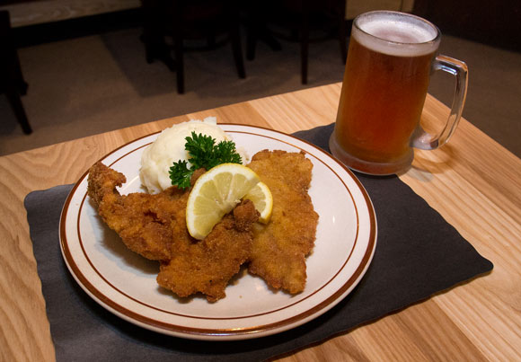 Weinerschnitzel at Sterle's Country House