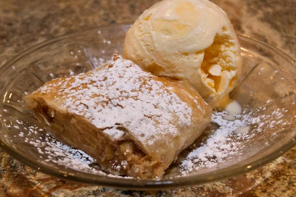 Apple Strudel at Sterle's Country