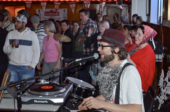 DJ Kishka at the Happy Dog - photo courtesy of DJ Kishka