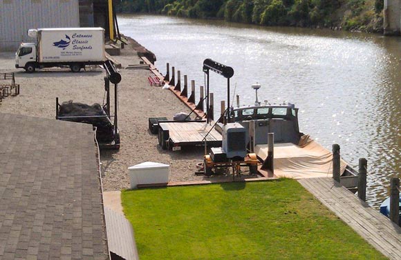 The new bulkheads - Photo courtesy of Catanese Classic Seafood